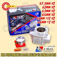 NLK PERFORMANCE RS RSX BLOCK RACING ULTRA+ V2 57.3MM 62MM 63MM 65MM 66MM HONDA RS150 RSX150