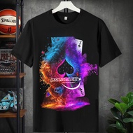 Pakaia Pria Atasan T-shirt s Kaos Distro Poker Remi Kaos Lengan Pendek Pria & Wanita - DT004