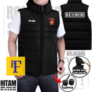 Jaket Rompi Resmob Polisi Bareskrim Custom Design Pria Distro Keren Parasut Casual Dewasa Wanita - H