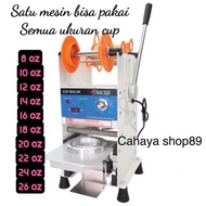 Ready PROMO MURAH Mesin Cup sealer alat press gelas minuman 8oz - 26oz omicko C39 ukuran kecil -Jumb