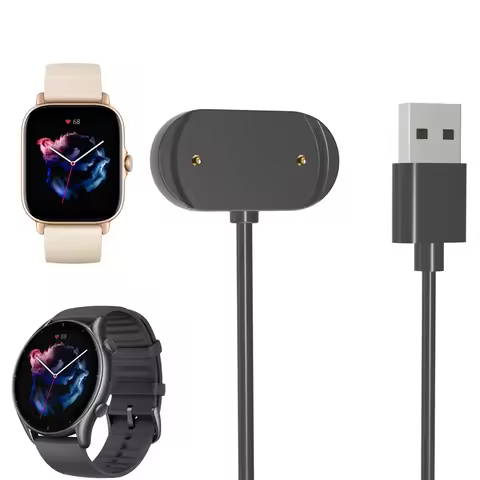 USB Charging Cable Charger Adapter for Amazfit GTS4 GTR4 GTR3 GTS3 GTS2 Mini GTS GTR 4/3pro/2/2e GTR