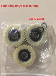 BÁNH RĂNG NHỰA THAY THẾ CHO ĐỘNG CƠ XE ĐIỆN LOẠI 36 RĂNG THÔNG DỤNG