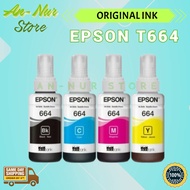 Epson Original Refill Ink T664 1 set (Black, Cyan, Magenta & Yellow) for Epson L220 L210 L310 L360 L