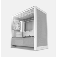NZXT H3 FLOW - Micro ATX Gaming PC Case - White