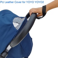 เด็ก COLU®ที่คลุมที่เท้าแขนและที่จับหนังพียูป้องกันอุปกรณ์เสริมรถเข็นเด็กทารกสำหรับรถเข็น Yoyo2แบบโยโย่ Babyzen