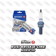 BUSI BRISK SILVER XLINE RACING NMAX PCX AEROX GSX CBR R15 MT15 ADV
