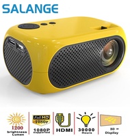 Salange MINI Projector M24 1200 Lumens 640x480P Support Full HD 1080P Portable Beamer LED Video Smartphone Home Theater