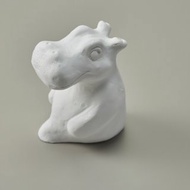 【草原動物系列】強壯的河馬 擺飾 / 擴香石 / DIY上色