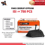 CAMEL Screws Gypsum Screws 6 x 1" | 6 x 1 1/4" | 6 x 1 1/2" | 6 x 2" | 8 x 3" | Gypsum Scrub | Drywa