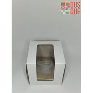 BOX CONTAINS CUPCAKES, CUPCAKES, CUPCAKES,/S, 1 HOLE, WHITE (10 Pcs)