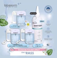 (Ready stocks) Blossom Lite Pocket Spray Set 100% Authentic Hand Sanitizer 无酒精消毒液 Non-alcohol