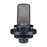 Takstar SM-18 condenser microphone, dedicated condenser microphone for mobile phones, computer network karaoke wired microphone, professional recording condenser microphone, stage performance singing condenser microphone