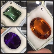 (Starting At 960) Citrine Amethyst Green Extra Large Size Clay Gems Beautiful 100% Authentic If You 