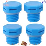 FKILLA 4 Pcs M12x15, Blue Breather Plug, 5G Outdoor Outdoor Lighting  GPS Tracker Box