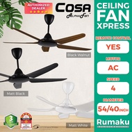 ALPHA Cosa Xpress 5B 40'' 54" Designer Home Remote Ceiling Fan Mini Fan Cooling Fan Kipas Siling Home Appliances