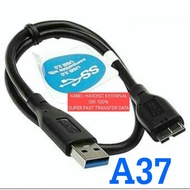 A37 ORIGINAL HARDISK DATA CABLE 100% SUPER FAST TRANSFER HARDISK DATA CABLE USB HARDISC DATA CABLE C