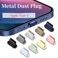 Apple Type-C For iPhone 17 16 15 Dust Plug Metal Protector Cover iPhone 17 16 15 Pro Max Plus iPhone
