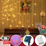 8Modes Diwali Lights 5M Deepavali Lights LED Curtain Lights Plug/Solar Fairy Lights For Diwali Deepa