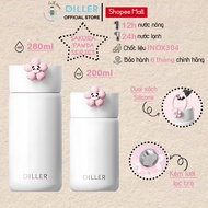 Diller D9310 Sakura Panda Series thermos (cherry blossom Panda) 560ml with tea filter and handle