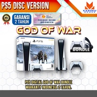 Sony PlayStation 5 PS5 Disc Edition Console God of War Ragnarok Game Bundle Garansi Resmi Sony Indon