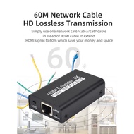 HDMI Extender 60M Over Single Cat5e/Cat6 Ethernet Cable Up To 60M 30Hz OR 1080P 60Hz HDMI Transmitter