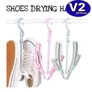 Shoes Drying Rack Shoes Drying Hanger Double Hook Multi-Purpose Hanger 360 Degrees Rotatable