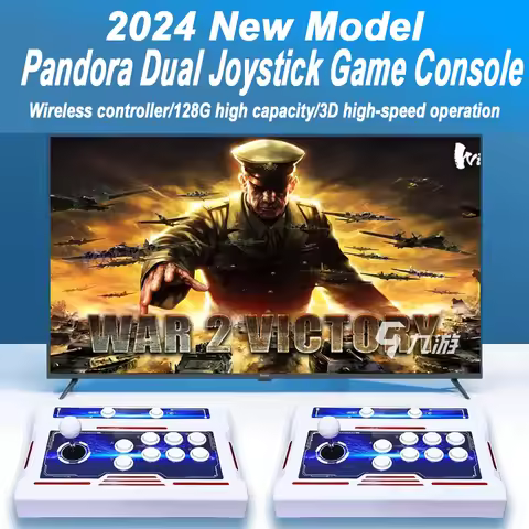 29800 in 1 Wireless Pandora Box Arcade Game Console 50S Bluetooth for PC Projector 4K TV, 2-4 Player