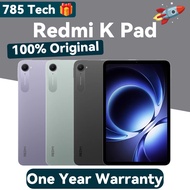 Redmi K Pad / Dimensity 9400+ / 8.8inch 165Hz 3K 7500 mAh 67W Fast Charging Gaming Tablet