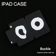 Shell Round Art ipad37 cm Protective Case Apple Air6/7 Magnetic Double-Sided Clip pro37/43 cm Dorman