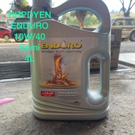 *ENDURO* ENGINE OIL [10W/40] SEMI SYNTHETIC (4LITRE) READY STOCK
