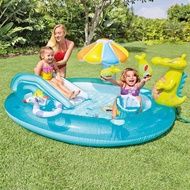 「Ready Stock」Baby Swimming Pool Crocodile Slide Spray Pool Family Swimming Pool
