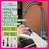 <SGINSTOCK> 360° Swivel Kitchen Faucet Extender/ Spray/ Rotating Tap Head/ Kitchen Tap/ Basin Tap