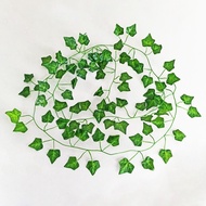 tanaman hias rambat daun ivy monstera plastik dekorasi dinding rumah - 30 - ubi jalar