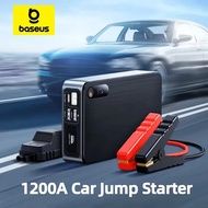 Baseus 1200A Car Jump Starter Power Bank 12000mAh for 2.5L/6L Car Emergency Booster Starting Device