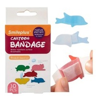 30pcs Animal Themed Waterproof & Breathable Band-Aids, Cute Hemostatic Stickers For Emergency Kit Ba