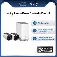 eufy Cam 3 S330 4K Wireless Security Camera + HomeBase 3