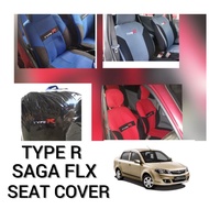 Proton SAGA FLX Type R Fabric Car Seat Cover Auto Interior Accessories Styling Car Co