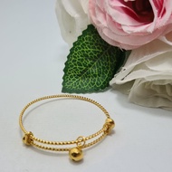 2 Gram Light Gold Pentol Baby Bracelet