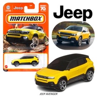 MATCHBOX : รุ่น JEEP AVENGER โมเดลรถเหล็ก ของเล่น ของสะสม ลิขสิทธิ์แท้ (ในร้านมีให้เลือกมากกว่า500แบบ) แม็คบล๊อค โมเดลรถ ของเล่น MB1F5