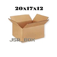 Cardboard box packing 20x17x12