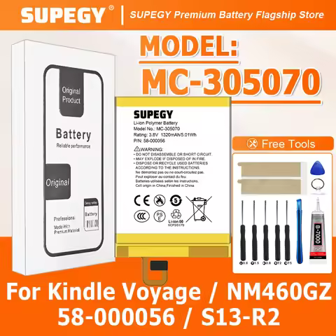 100% NEW MC-305070 Good Quality Battery for AMAZON Kindle Voyage NM460GZ 58-000056 MC-305070 S13-R2 