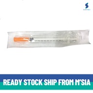 10 pcs SOL-M™ Insulin Syringe With Needle Jarum Picagari 1ML - 31G x 5/16' ( 0.25 x Panjang 8mm )