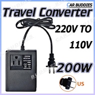 200W Voltage Converter AC 220V To 110V Transformer Step Down Transformer Travel Adapter Converter UN