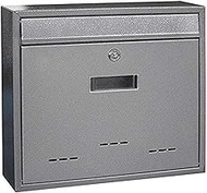 Post Box Wall Mount Mailbox Galvanized Sheet with Lock Letter Box with Sight Window Drop Box Rectang