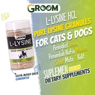 Groom Lysine Cat Vitamins Cat Appetite Stimulating Immune Booster for Cats and Dogs Granular Shape L