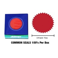 Astar Common Seal Sticker / Certificate Sticker / Common Seal Stamp 51mm (2Inch)