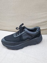 Initital vibram 全黑色皮波鞋 Initial Vibram all Black sneakers
