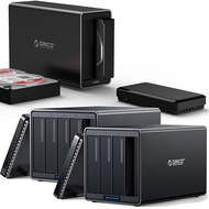 ORICO NS Multi-Bay RAID 2.5-3.5" SATA SSD/HDD Enclosure Hard Drive Enclosure Docking Station Case