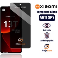 LAYAR CLEARING WAREHOUSE Tempered Glass Anti Spy Mi 14T 14T Pro 13T 13T Pro 12T 12T Pro 12 12 Lite 1