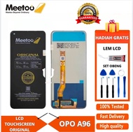 Lcd Touchscreen Oppo A96 Fullset Original Free Lem obeng/Lcd Original Oppo A96
